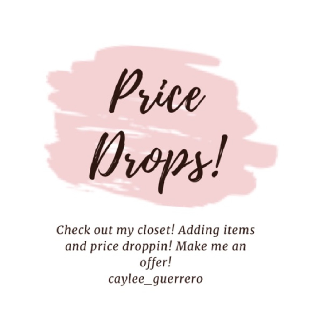 PRICE DROPS IN MY CLOSET
